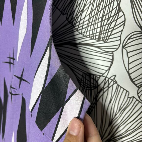 SOURPUSS RETRO DIAMONDS DRESS LILAC Fit and Flare Sleeveless Women’s Size Small - Picture 5 of 14